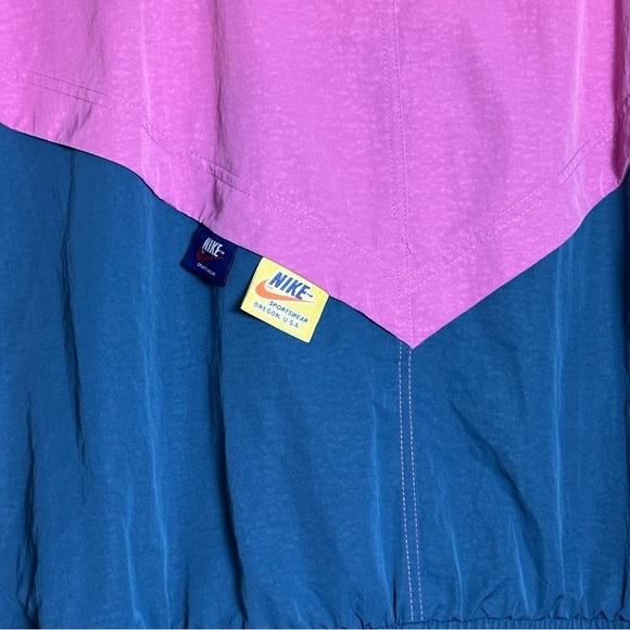 Nike women’s Sportswear Icon Clash Woven Track Jacket Blue Pink white 1X  Sporty - Picture 11 of 17